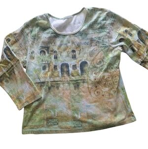 Y2K euro Summer Whimsy Goth Fairycore Travel 3/4 sleeve Beaded Shirt